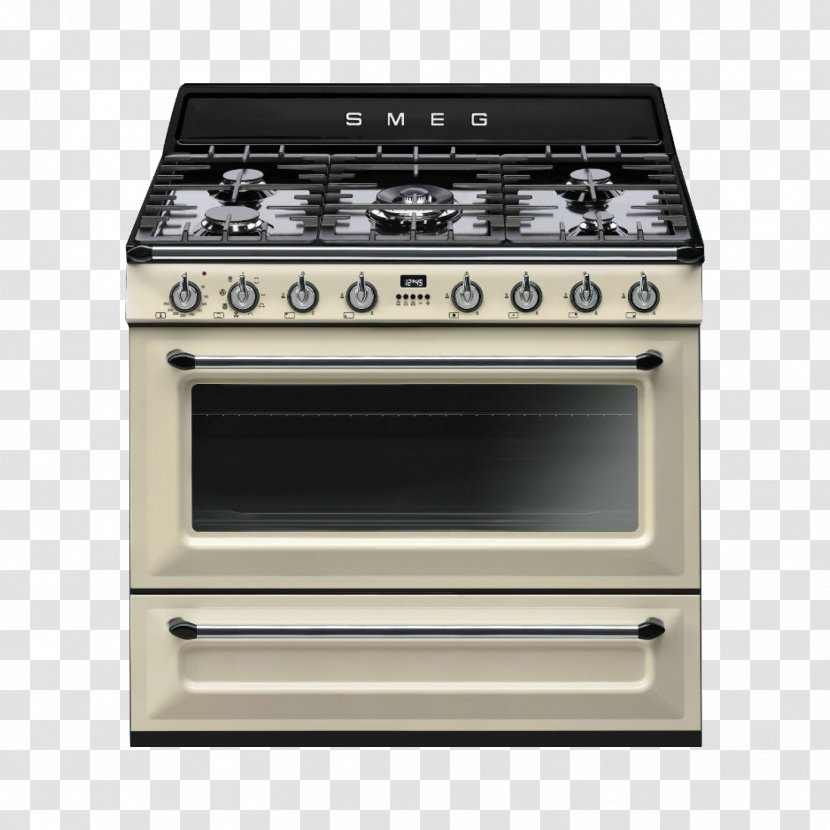 Cooking Ranges Smeg Victoria TRU90 Gas Stove Oven - Fuel Transparent PNG
