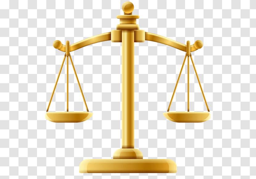 Measuring Scales Justice Clip Art - Brass - Lawyer Transparent PNG