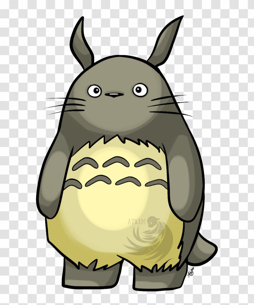 Cat Horse Hare Mammal Whiskers - Fictional Character - Totoro Transparent PNG