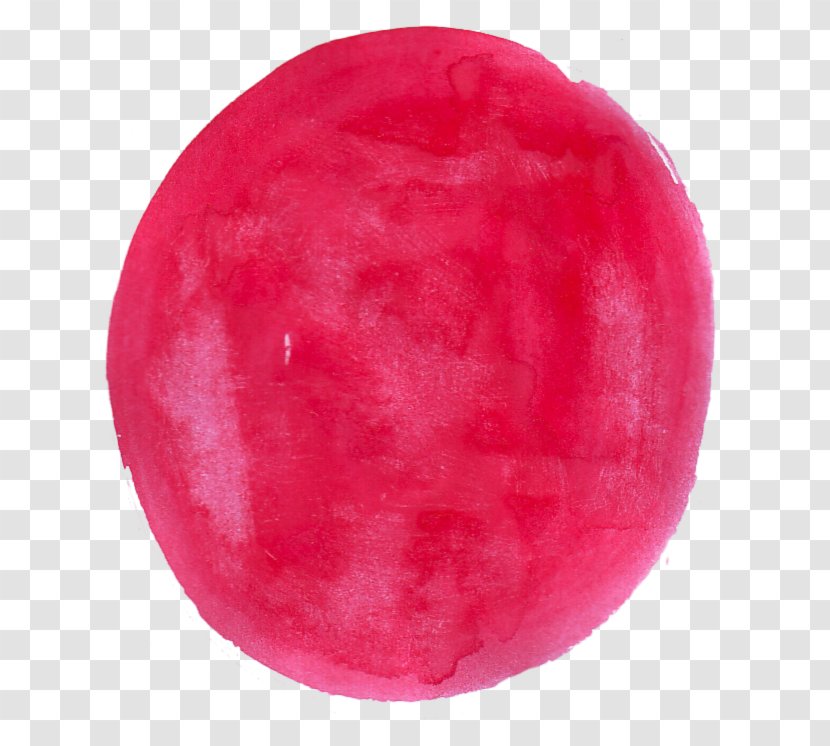 Sphere - Red Watercolour Transparent PNG