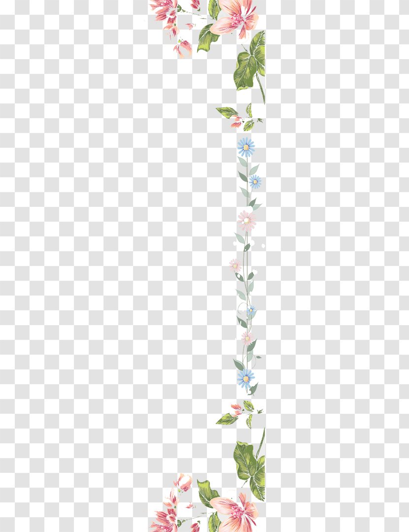Watercolor Flowers - Branch - Plant Transparent PNG