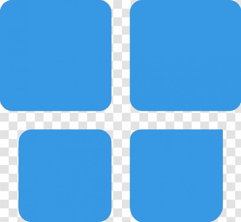 Electric Blue Aqua Azure Teal - Windows Logos Transparent PNG