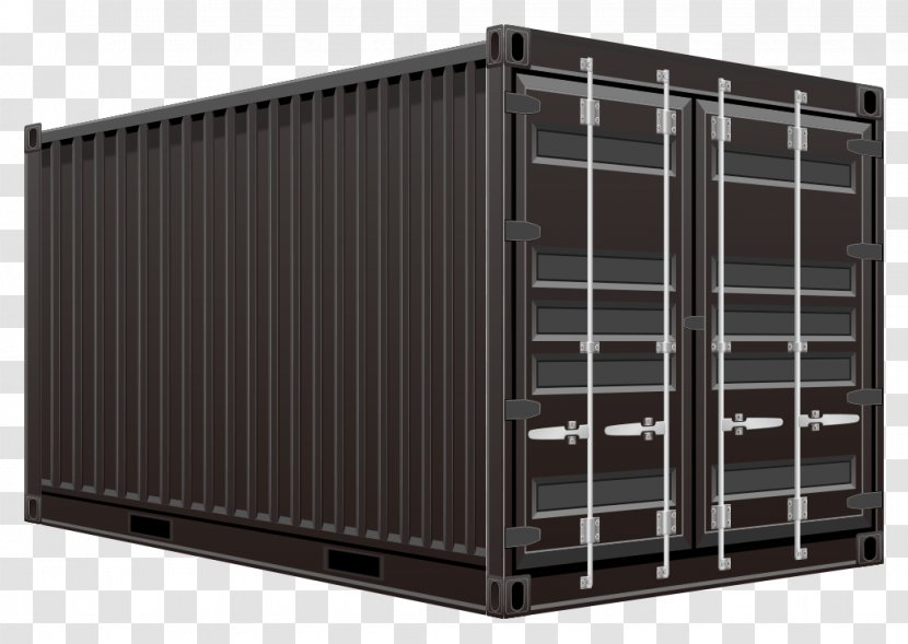 Building Background - Freight Transport - Office Supplies Shipping Container Transparent PNG