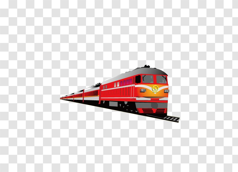 Train High-speed Rail - Information - Train,Traveling By Train,red Transparent PNG