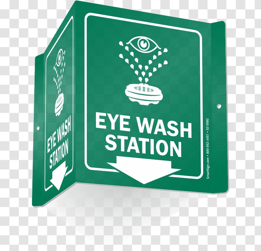 Eyewash Station Emergency And Safety Shower Sign - Eye Wash Transparent PNG
