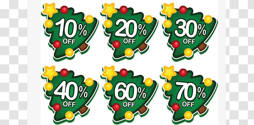 Santa Claus Christmas Tree Discounts And Allowances - Frame - Promotion Tag Transparent PNG