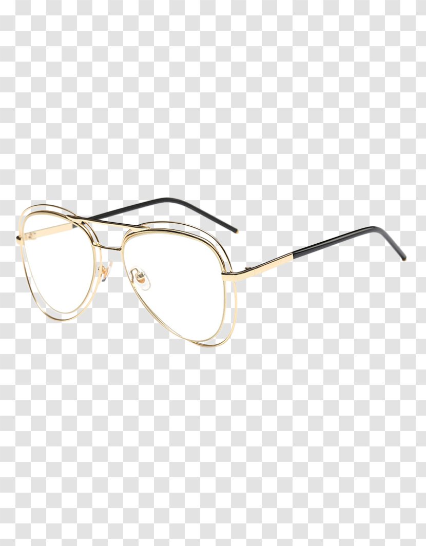 Goggles Aviator Sunglasses - Irregular Frame Transparent PNG