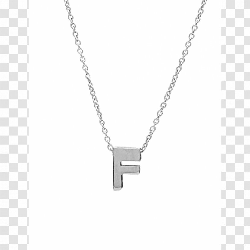 Charms & Pendants Necklace Silver Letter Chain - Pendant Transparent PNG