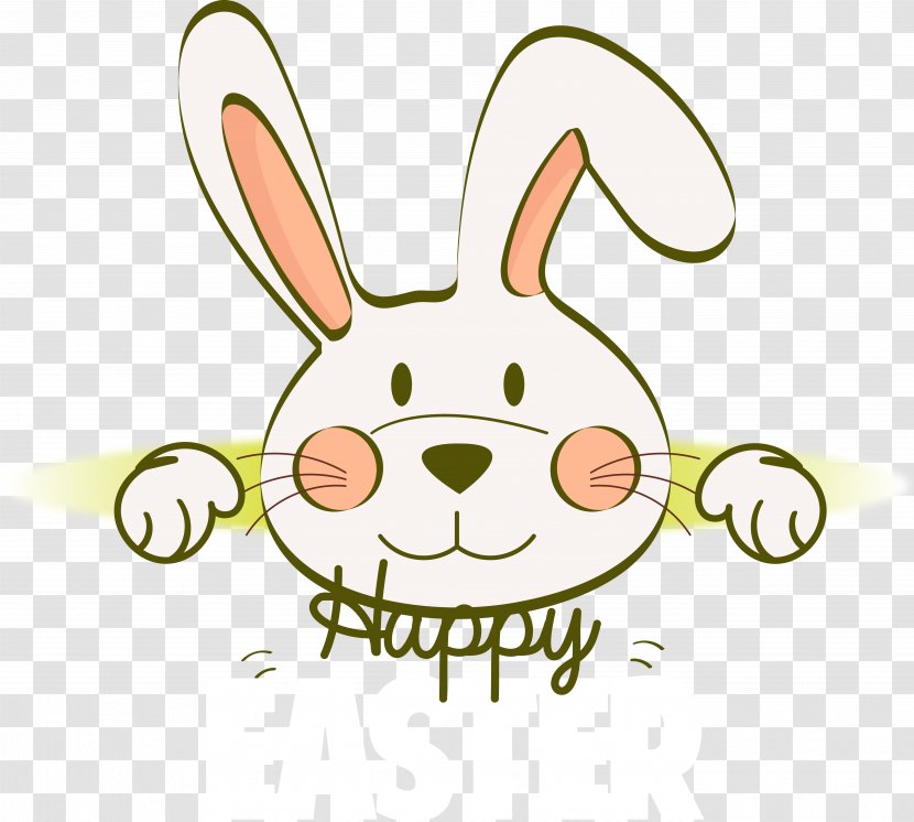 European Rabbit Easter Bunny - Animal - Vector Transparent PNG