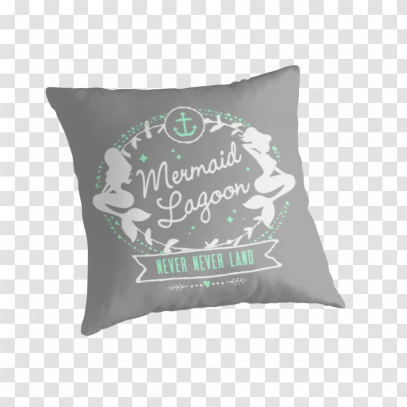 Throw Pillows Cushion Couch Bed - Mermaid Peter Pan Transparent PNG