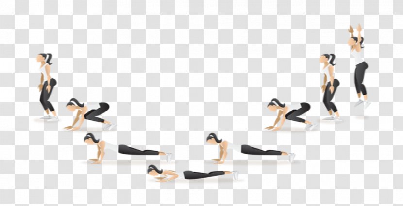 Physical Fitness Burpee Exercise CrossFit Clip Art - Jumping - Cliparts Transparent PNG