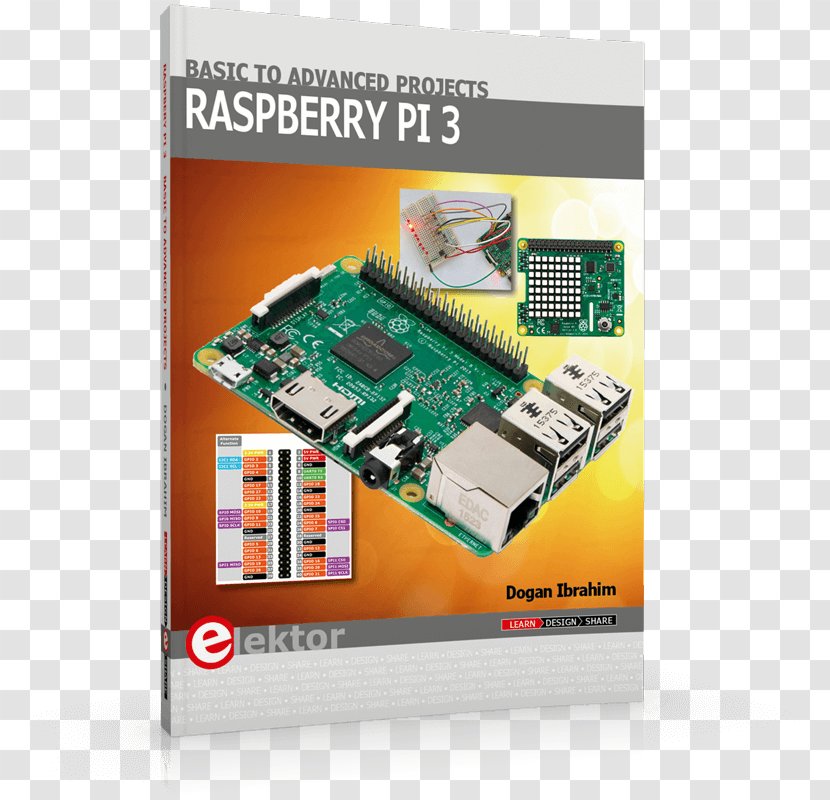TV Tuner Cards & Adapters Raspberry Pi 3 Elektor Electronics - Printed Circuit Board - Computer Transparent PNG