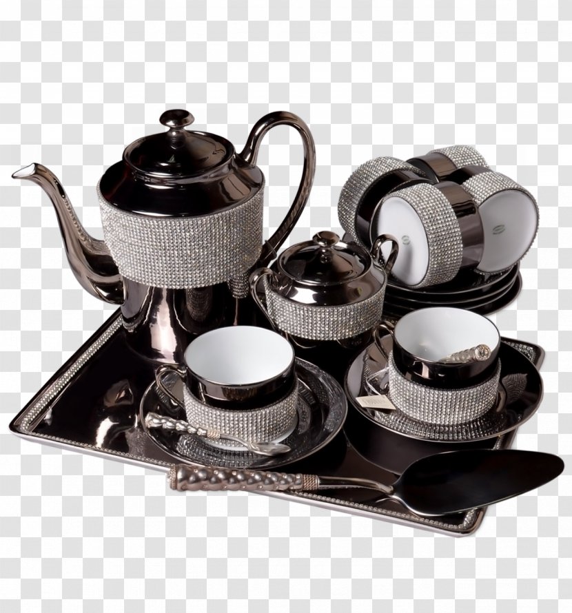 Tea Set Service De Table Kettle Teapot - Woman Transparent PNG
