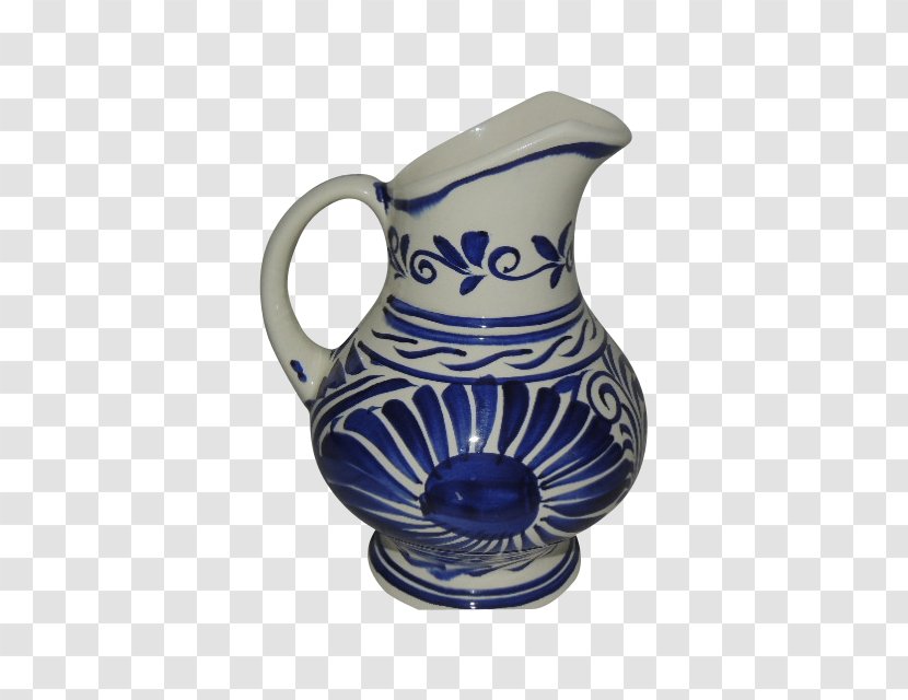 Jug Blue And White Pottery Ceramic Porcelain - Antique - Tableware Transparent PNG