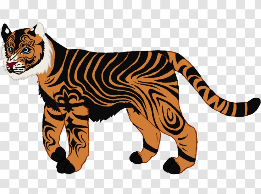Tiger Ocelot Whiskers Big Cat Transparent PNG