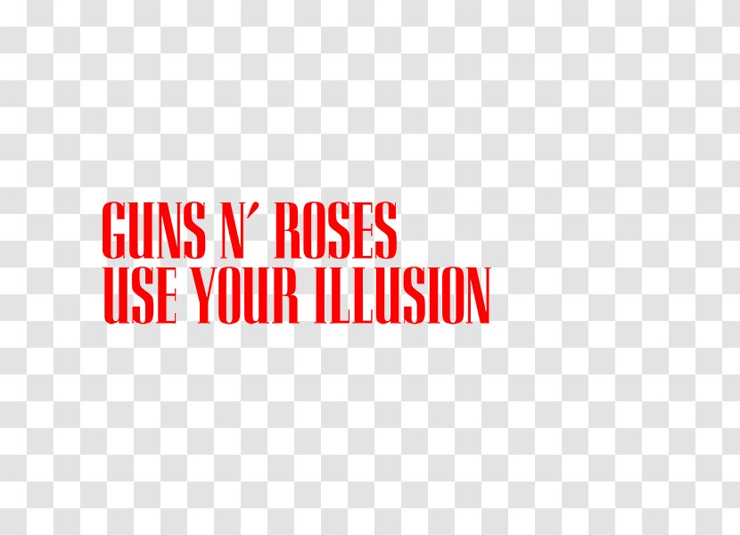 Logo Guns N' Roses Use Your Illusion I Typography Font - Tree - N Transparent PNG