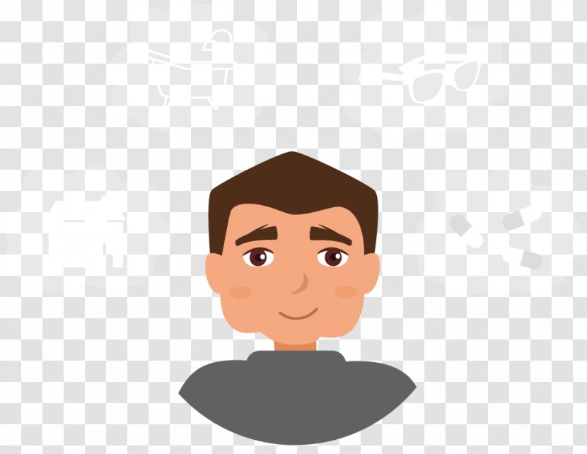 Face Cartoon - Chin - Gesture Animation Transparent PNG