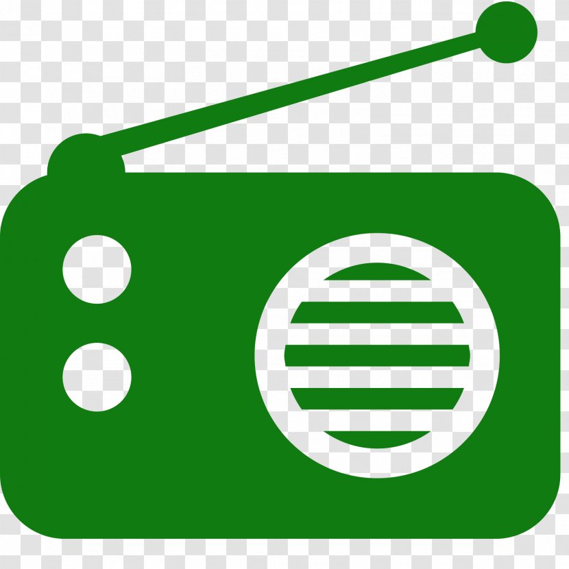 Internet Radio Download FM Broadcasting - Green Transparent PNG