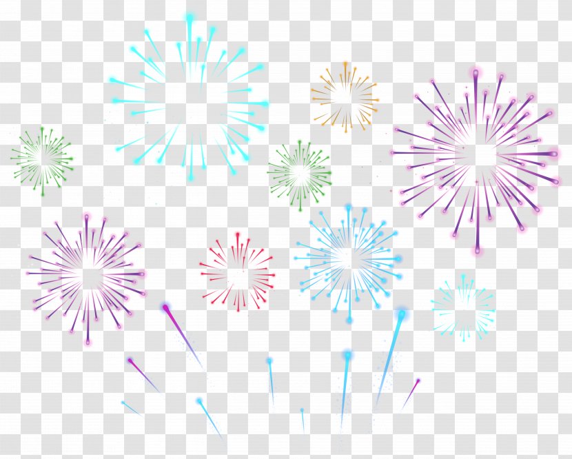 Fireworks Clip Art - Royaltyfree - Birthday Decoration Transparent PNG