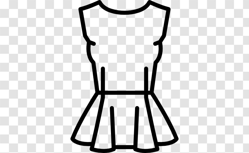 Clothing T-shirt Dress Top - Monochrome Photography - Glamor Vector Transparent PNG