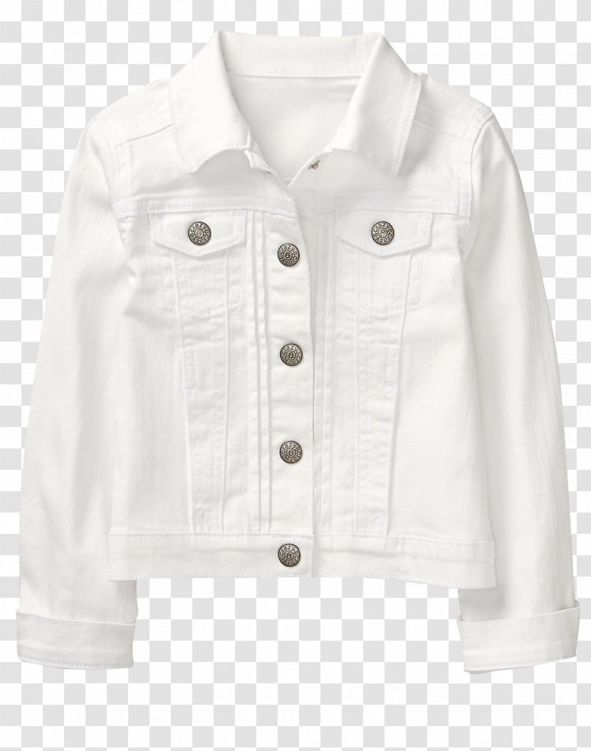 Sleeve Jacket Button Clothing Blouse - Frame - Denim Transparent PNG