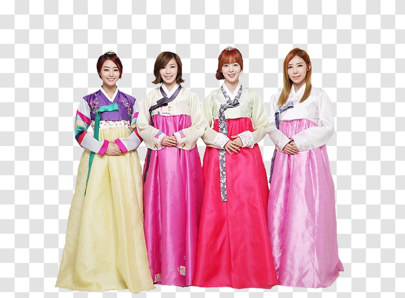 Secret K-pop Hanbok SBS Gayo Daejeon New Year - Costume - Jrs Lawnmower Shop Transparent PNG