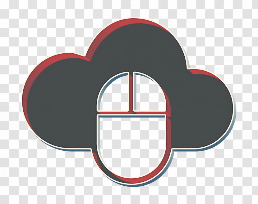 Click Icon Cloud Icon Cloud Computing Icon Transparent PNG