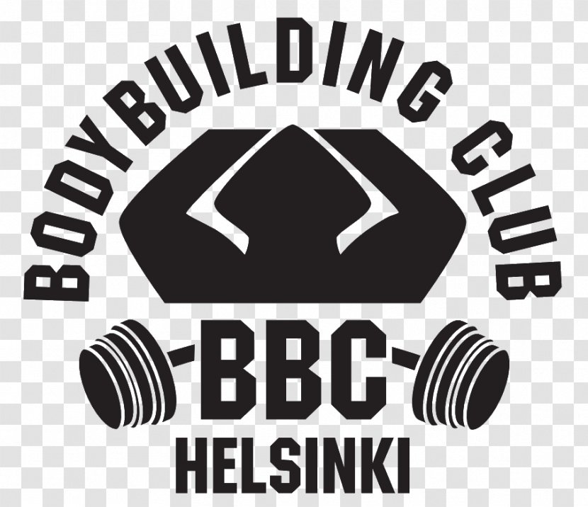 Bodybuilding Club R.y Fitness Centre Logo Vallila - Black And White Transparent PNG