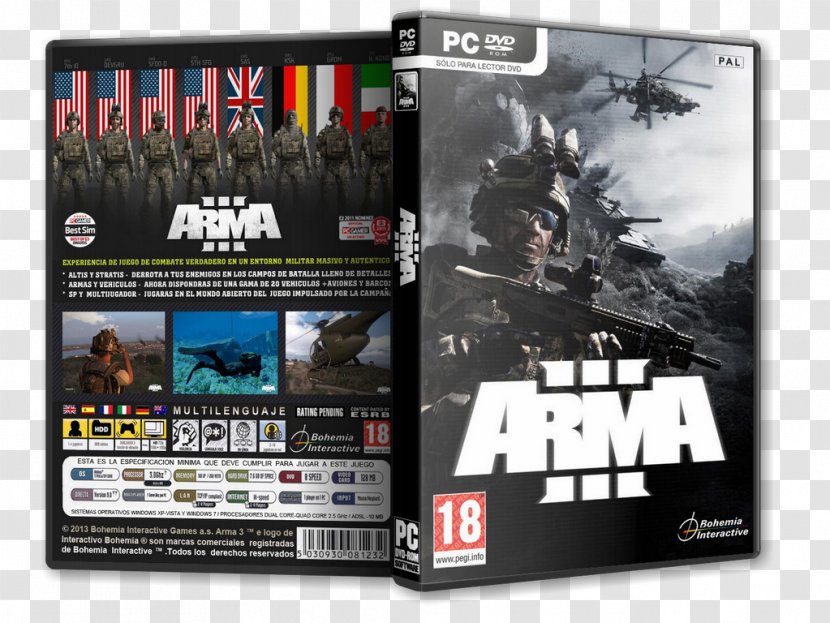 ARMA 3: Apex ARMA: Armed Assault Operation Flashpoint: Cold War Crisis Xbox 360 Video Game - Pc - Bohemia Interactive Transparent PNG