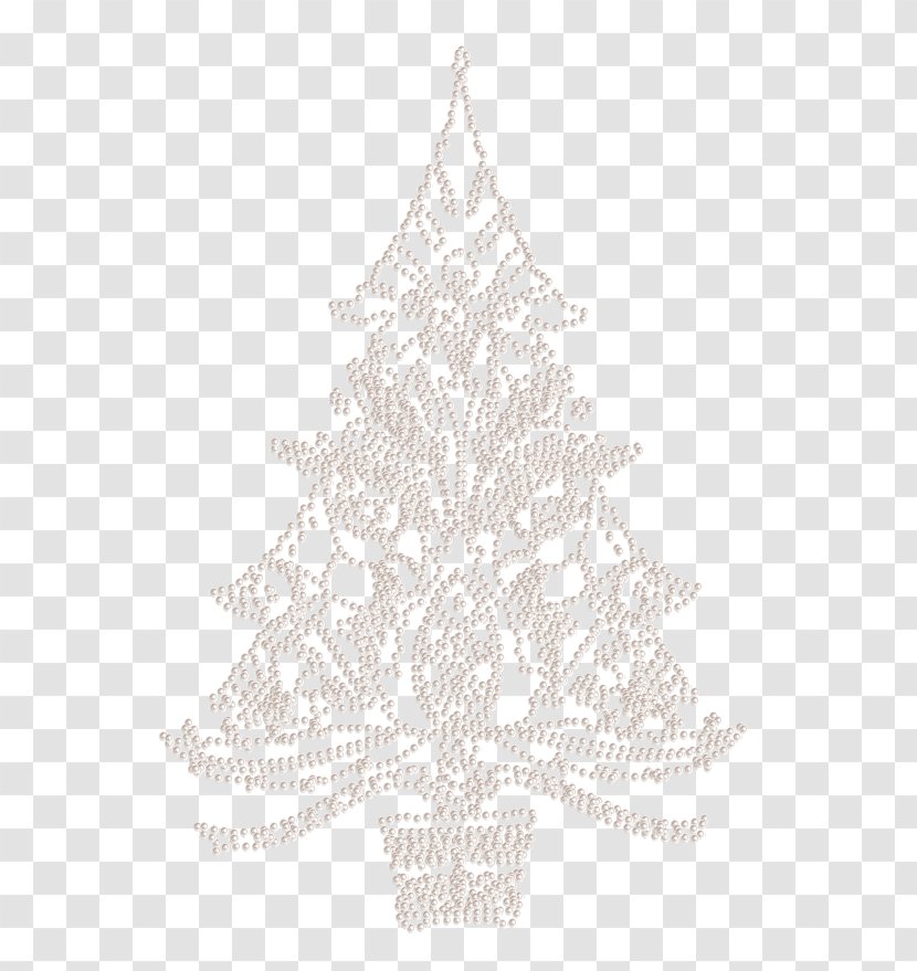 Christmas Tree Spruce Ornament Fir - Black And White - Vintage Photo Transparent PNG