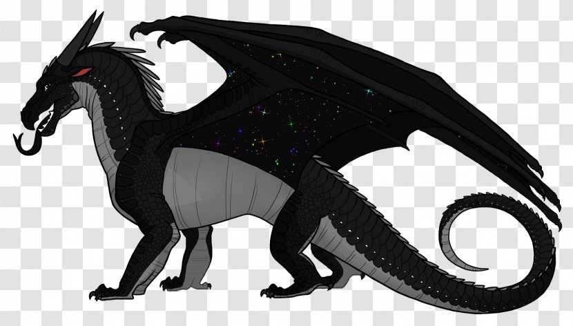 Wings Of Fire Nightwing DeviantArt - Mythical Creature - Anemone Transparent PNG
