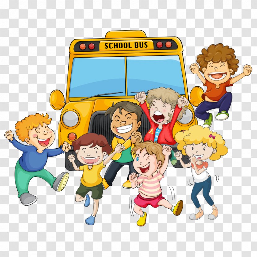 School Bus Student - Human Behavior Transparent PNG