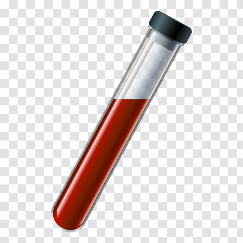 Test Tube Blood Chemistry - Cartoon Transparent PNG