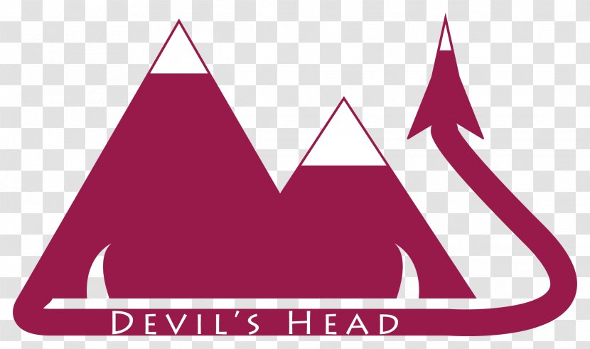 Logo Brand Devil Font - Duke Blue - Head Transparent PNG
