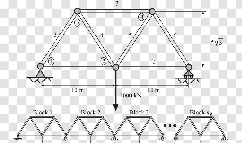 Triangle Drawing Point - Metal Truss Transparent PNG