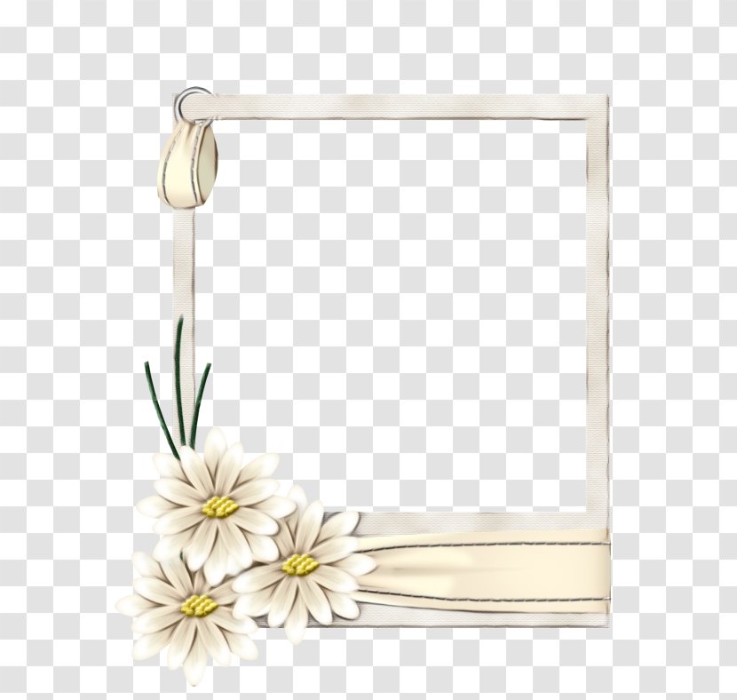Paper Background Frame - Jenifer - Rectangle Wildflower Transparent PNG