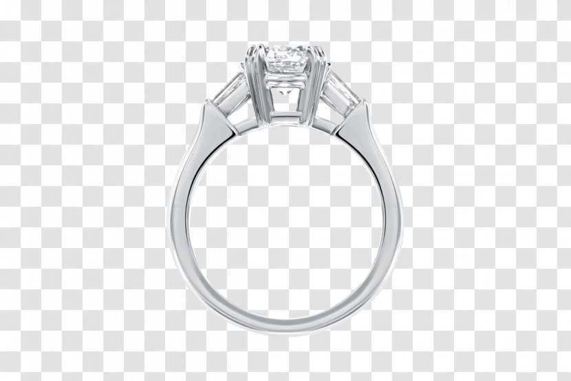 Diamond Engagement Ring Brilliant Solitaire - Cutting Transparent PNG