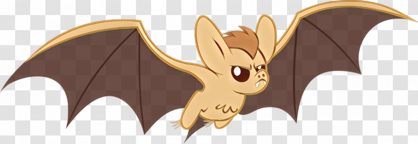 Cartoon Bat Line Ear Animal Figure Transparent PNG