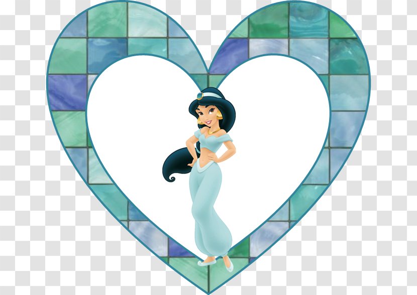 Princess Jasmine Aladdin Genie Disney Birthday - Heart Transparent PNG