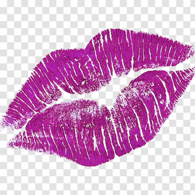Lip Violet Purple Pink Lipstick - Mouth Material Property Transparent PNG