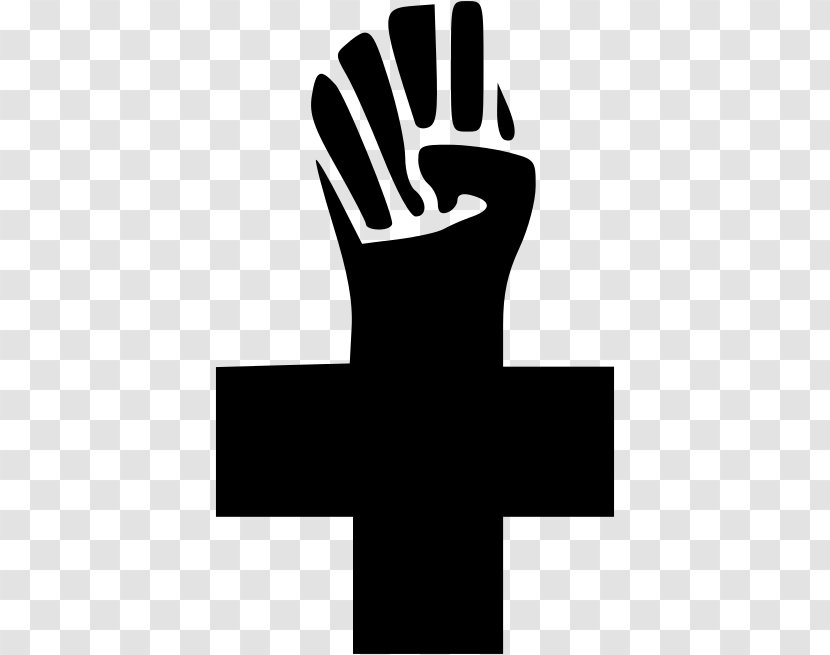 Anarchist Black Cross Federation Anarchism Symbol Organization Anarchy - Finger Transparent PNG