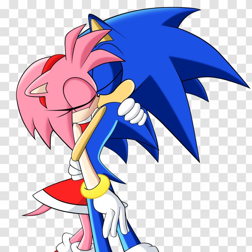 Amy Rose Sonic X The Hedgehog Tails Knuckles Echidna - Watercolor - Creepypasta Transparent PNG