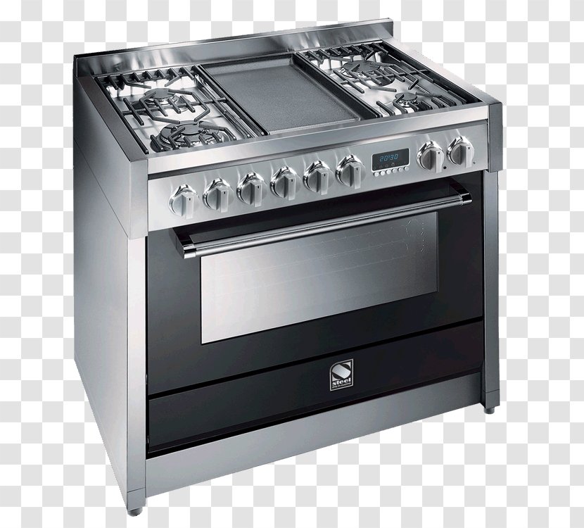 Cooking Ranges Home Appliance Kitchen Oven Stainless Steel - Exhaust Hood - Teppanyaki Grill Cart Transparent PNG