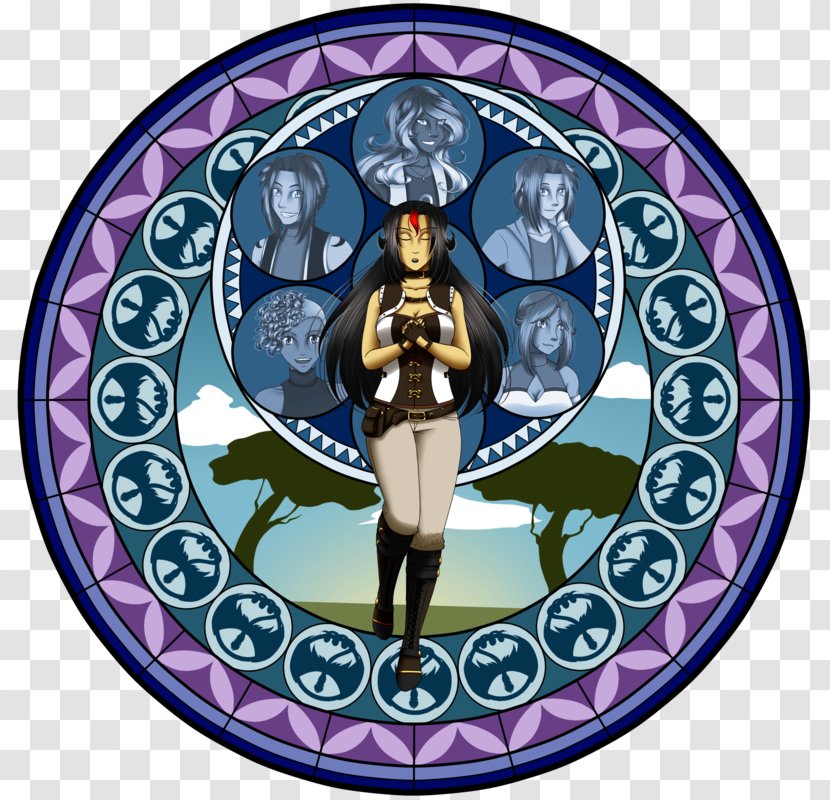 Stained Glass Cartoon - Window Transparent PNG