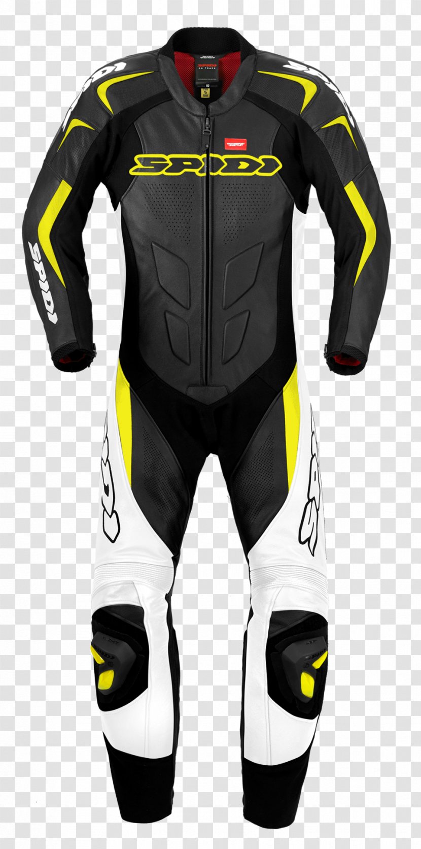 Spidi Supersport Wind Pro Leather Suit Motorcycle Warrior Racing Transparent PNG