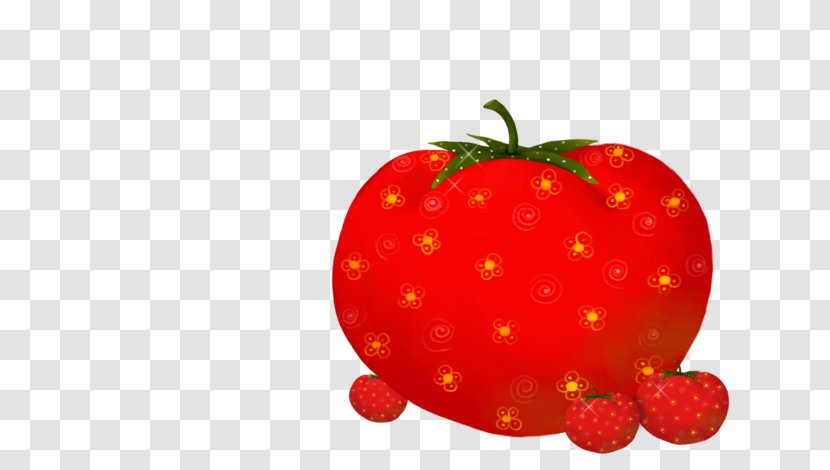 Cartoon Auglis Illustration - Diet Food - Tomato Transparent PNG