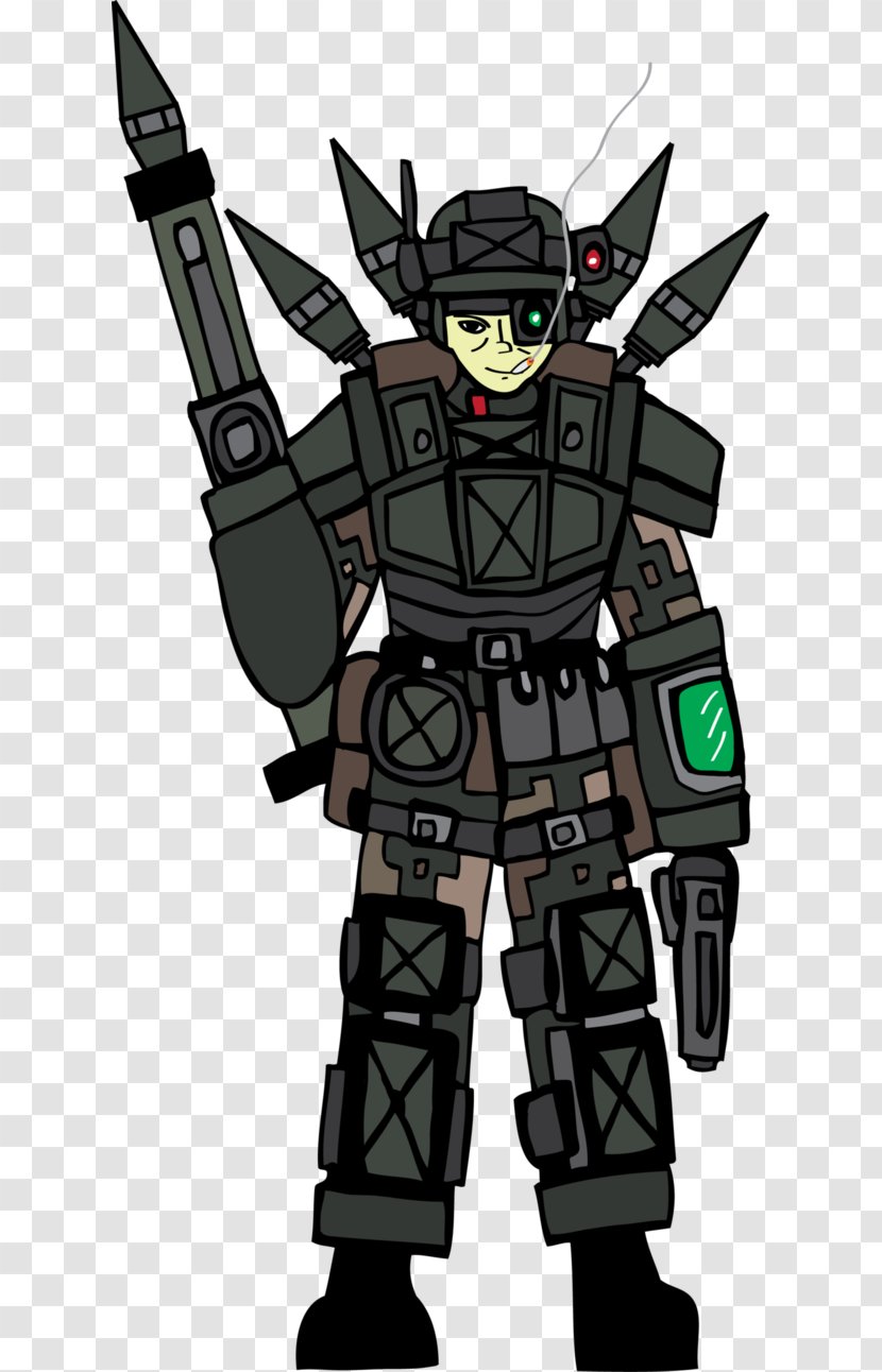 Mecha Cartoon Robot Mercenary Transparent PNG