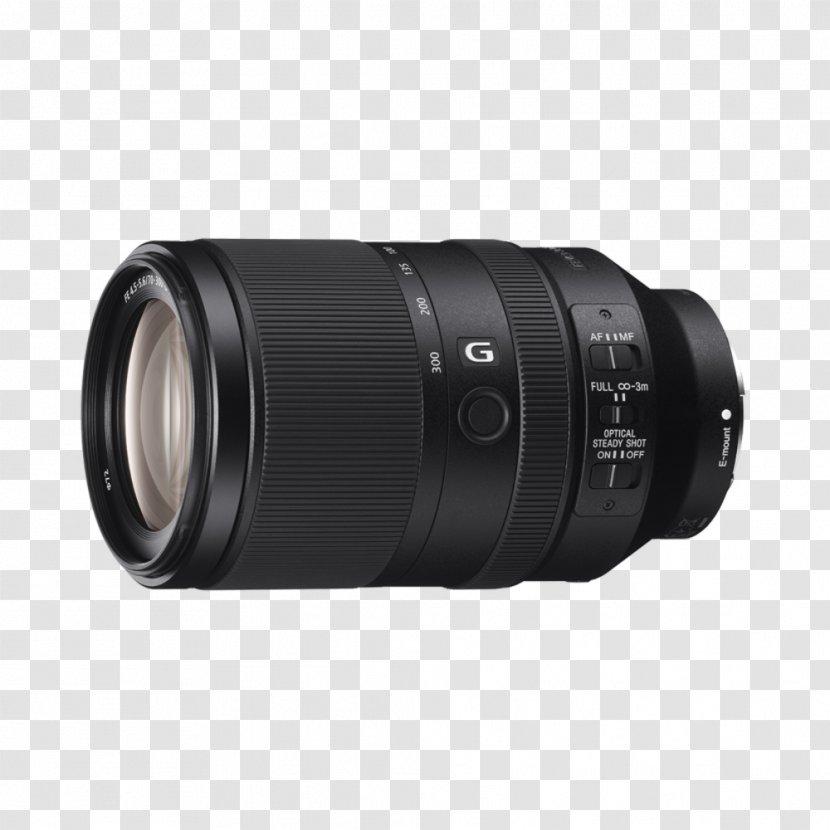 Sony FE Telephoto 70-300mm F/4.5-5.6 G OSS Camera Lens F4.5-5.6 Corporation E-mount - Digital Transparent PNG