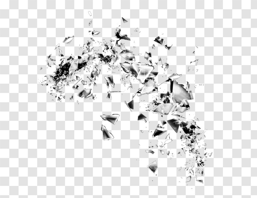 Glass Download - Monochrome Photography - Shards Transparent PNG