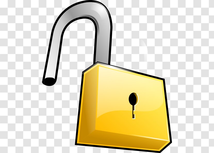 Padlock Clip Art - Pin Tumbler Lock - Cliparts Unlock Transparent PNG